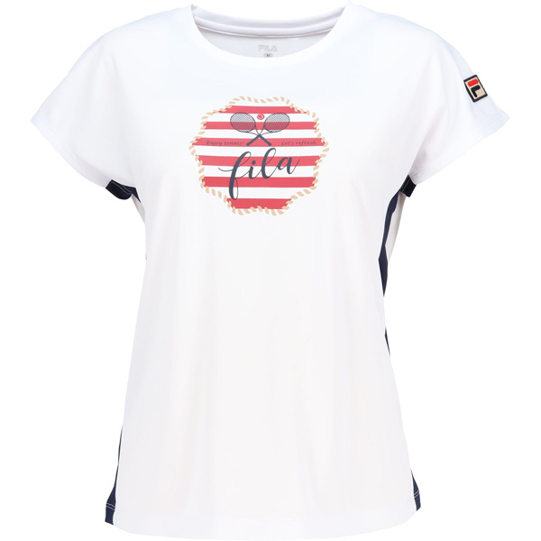 【販売開始前商品 3月上旬発売予定】フィラ グラフィックTシャツ （ CZ6SGW042-WT0 ）[ FILA LS レディース ]26SS