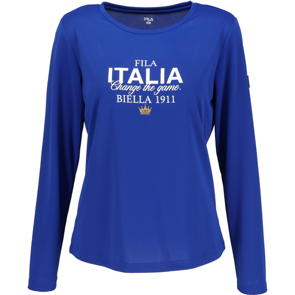 【販売開始前商品 3月上旬発売予定】フィラ ロングスリーブグラフィックTシャツ （ CZ6SGW043-ROY ）[ FILA LS レディース ]26SS