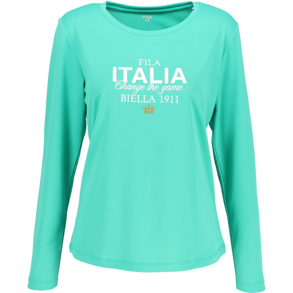 フィラ ロングスリーブグラフィックTシャツ （ CZ6SGW043-TQ0 ）[ FILA LS レディース ]26SS