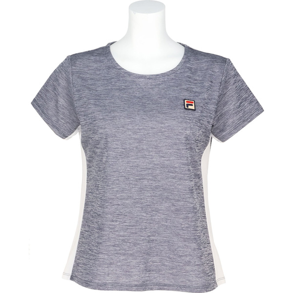 【販売開始前商品 3月上旬発売予定】フィラ ゲームシャツ （ CZ6SGW049-NV0 ）[ FILA LS レディース ]26SS