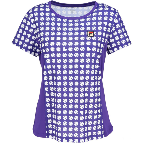 【販売開始前商品 4月上旬発売予定】フィラ ゲームシャツ （ CZ6SGW053-PPL ）[ FILA LS レディース ]26SS