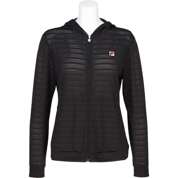 【販売開始前商品 4月上旬発売予定】フィラ フルジップパーカー （ CZ6SGW057-BK0 ）[ FILA LWJ レディース ]26SS