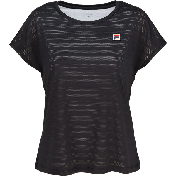 【販売開始前商品 4月上旬発売予定】フィラ ゲームシャツ （ CZ6SGW058-BK0 ）[ FILA LS レディース ]26SS