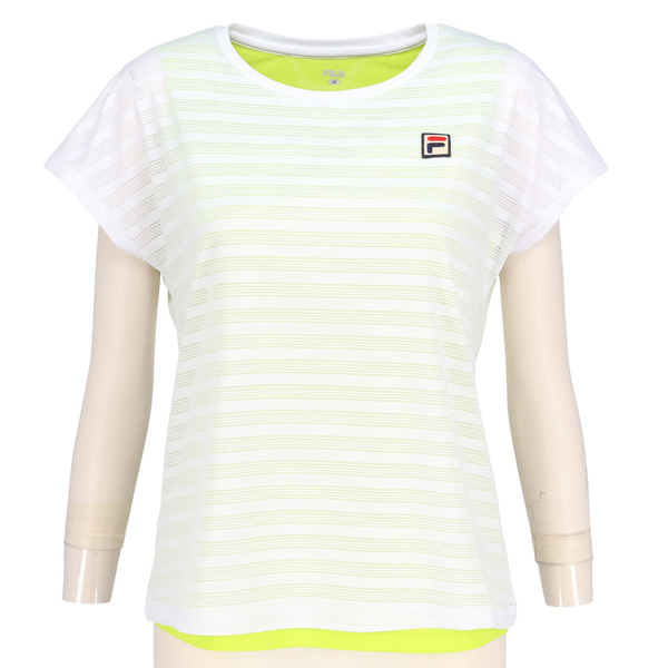 【販売開始前商品 4月上旬発売予定】フィラ ゲームシャツ （ CZ6SGW058-WT0 ）[ FILA LS レディース ]26SS