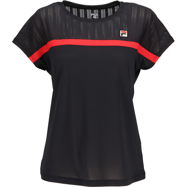 フィラ ゲームシャツ （ CZ6SGW059-BK0 ）[ FILA LS レディース ]26SS