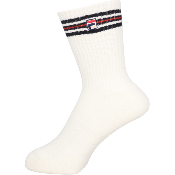 フィラ ソックス （ CZ6XGU002-WT0 ）[ FILA MSC アクセサリー ]26SS