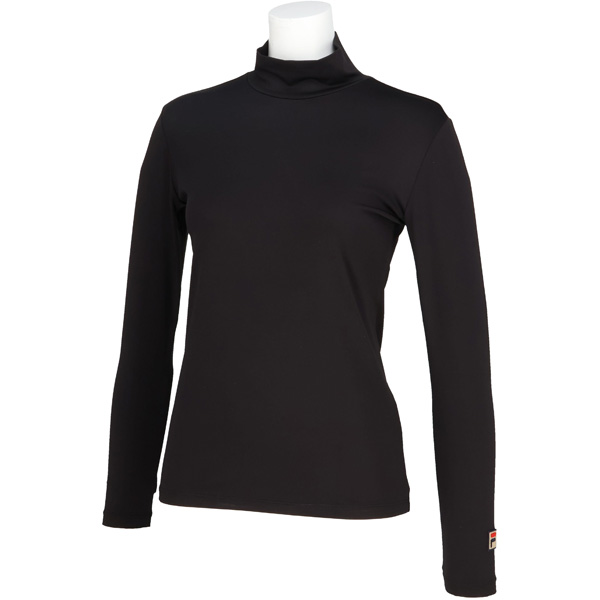 フィラ ハイネックロングスリーブシャツ （ CZ6XGW006-BK0 ）[ FILA LS レディース ]26SS