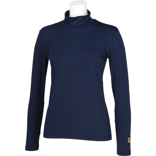 フィラ ハイネックロングスリーブシャツ （ CZ6XGW006-NV0 ）[ FILA LS レディース ]26SS