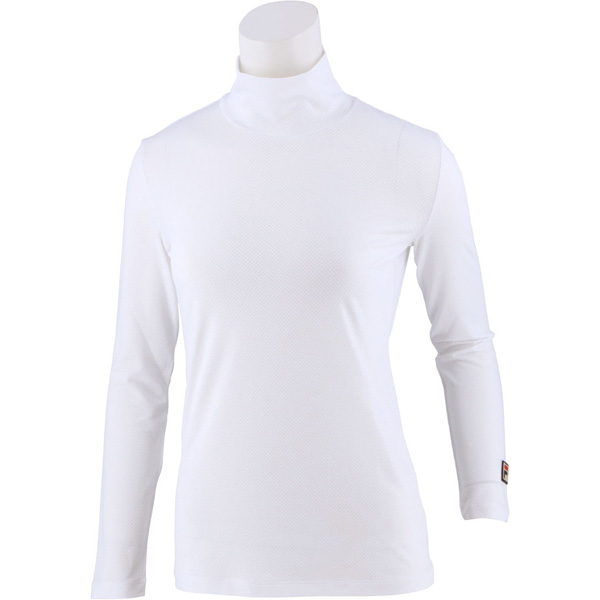 フィラ WメッシュハイネックL/Sシャツ （ CZ6XGW012-WT0 ）[ FILA LS レディース ]26SS