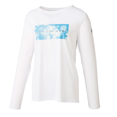 【初売り1月12日迄ポイント10倍】ダンロップ LONG SLEEVE T SHIRT （ DAL-8362W-WHITE ）[ DUNLOP LS レディース ]23FW【ネットバーゲン】