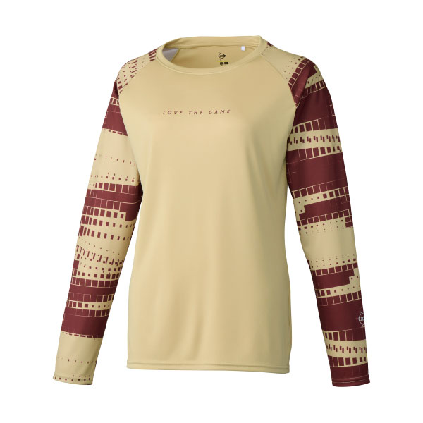 ダンロップ LONG SLEEVE T SHIRT （ DAL-8622W-LTBEIGE ）[ DUNLOP LS レディース ]26SS
