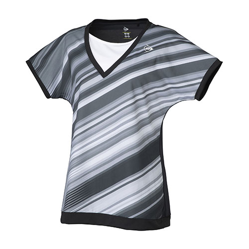 【SALE】ダンロップ GAME SHIRT （ DAP1520W-BLACK ）[ DUNLOP LS レディース ]25SS