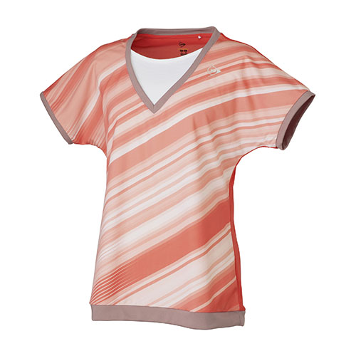 【SALE】ダンロップ GAME SHIRT （ DAP1520W-CORALPK ）[ DUNLOP LS レディース ]25SS
