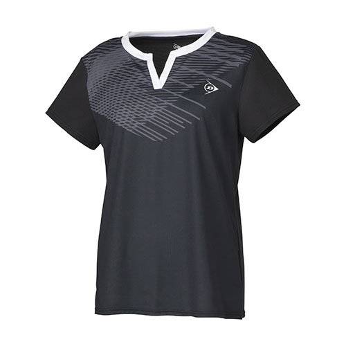 【SALE】ダンロップ GAME SHIRT （ DAP1521W-BLACK ）[ DUNLOP LS レディース ]25SS
