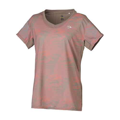 【SALE】ダンロップ GAME SHIRT （ DAP1522W-BEIGE ）[ DUNLOP LS レディース ]25SS