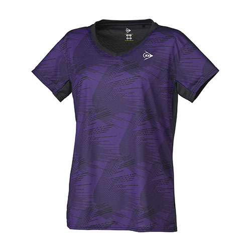 【SALE】ダンロップ GAME SHIRT （ DAP1522W-BLACK ）[ DUNLOP LS レディース ]25SS