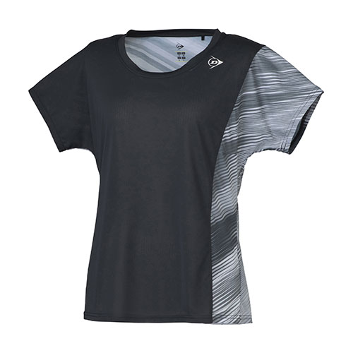 【SALE】ダンロップ GAME SHIRT （ DAP1523W-BLACK ）[ DUNLOP LS レディース ]25SS