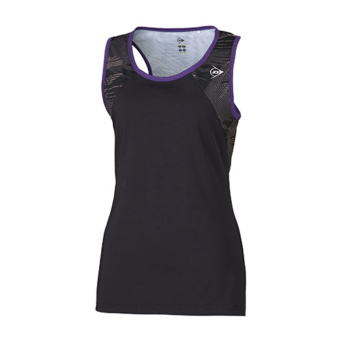 【SALE】ダンロップ TANK-TOP GAME SHIRT （ DAP1525W-BLACK ）[ DUNLOP LS レディース ]25SS