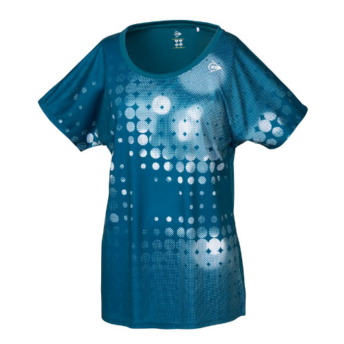 ダンロップ GAME SHIRT （ DAP-1361W-DARKGREEN ）[ DUNLOP LS レディース ]23FW【ネットバーゲン】