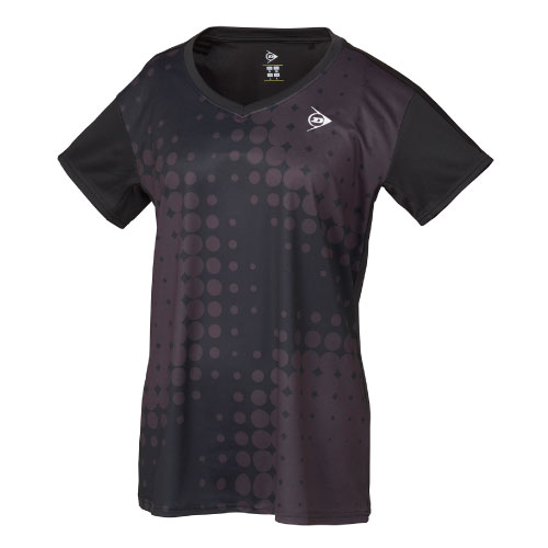 ダンロップ GAME SHIRT （ DAP-1362W-BLACK ）[ DUNLOP LS レディース ]23FW【ネットバーゲン】