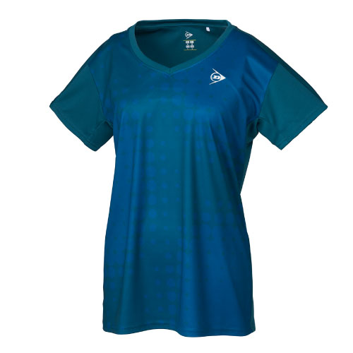 ダンロップ GAME SHIRT （ DAP-1362W-DARKGREEN ）[ DUNLOP LS レディース ]23FW【ネットバーゲン】