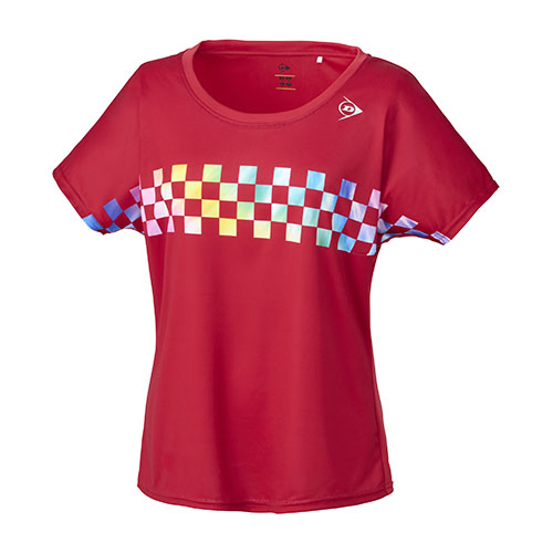 ダンロップ ゲームシャツ （ DAP-1421W-RED ）[ DUNLOP LS レディース ]24SS【ネットバーゲン】