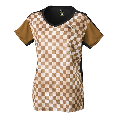 ダンロップ ゲームシャツ （ DAP-1422W-BROWN ）[ DUNLOP LS レディース ]24SS【ネットバーゲン】