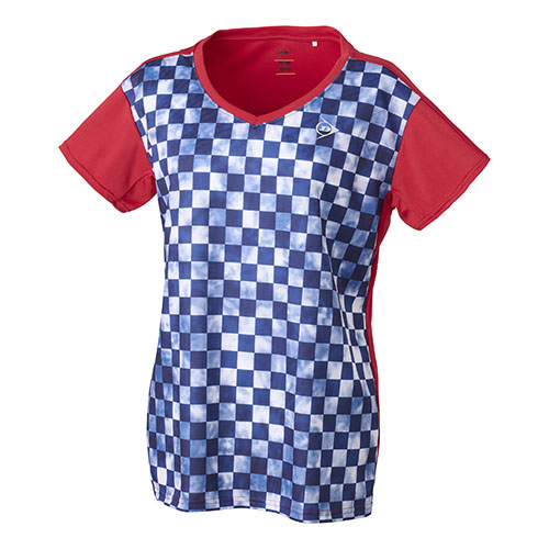ダンロップ ゲームシャツ （ DAP-1422W-RED ）[ DUNLOP LS レディース ]24SS【ネットバーゲン】
