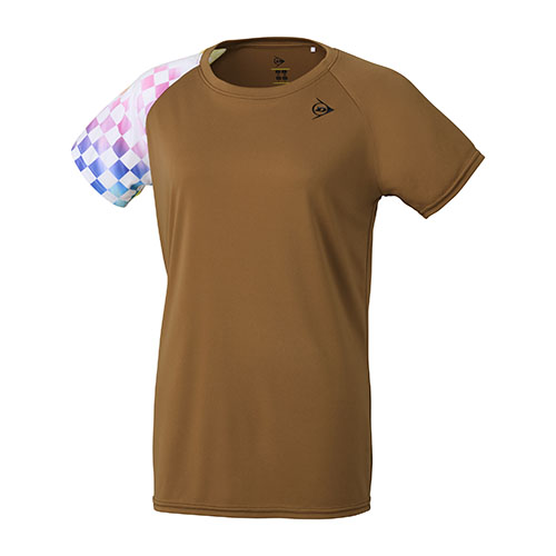 ダンロップ ゲームシャツ （ DAP-1424W-BROWN ）[ DUNLOP LS レディース ]24SS【ネットバーゲン】