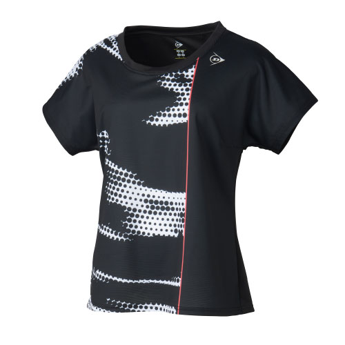 ダンロップ GAME SHIRT （ DAP-1461W-BLACK ）[ DUNLOP LS レディース ]24FW【ネットバーゲン】