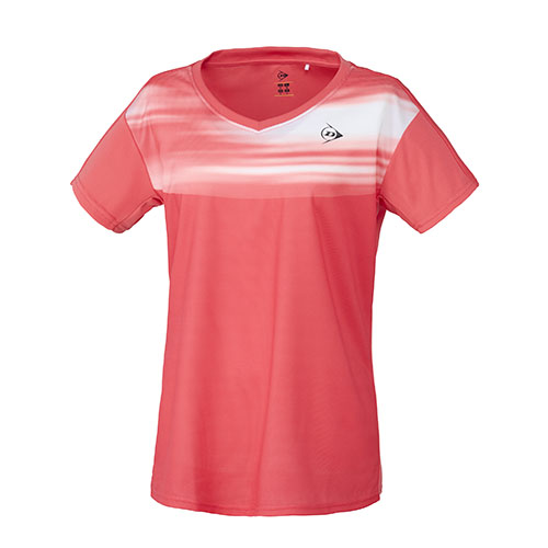 ダンロップ GAME SHIRT （ DAP-1462W-FLASHRED ）[ DUNLOP LS レディース ]24FW【ネットバーゲン】