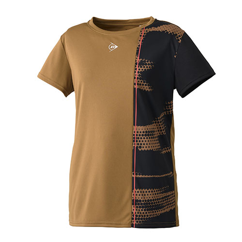 ダンロップ GAME SHIRT （ DAP-1463W-BROWN ）[ DUNLOP LS レディース ]24FW【ネットバーゲン】