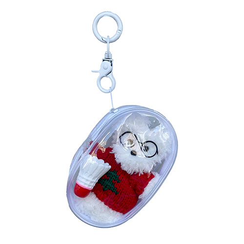 くましゃんバドミントンチャーム （ DMM-TK0027-WH ）[ GAC アクセサリー ]25SS