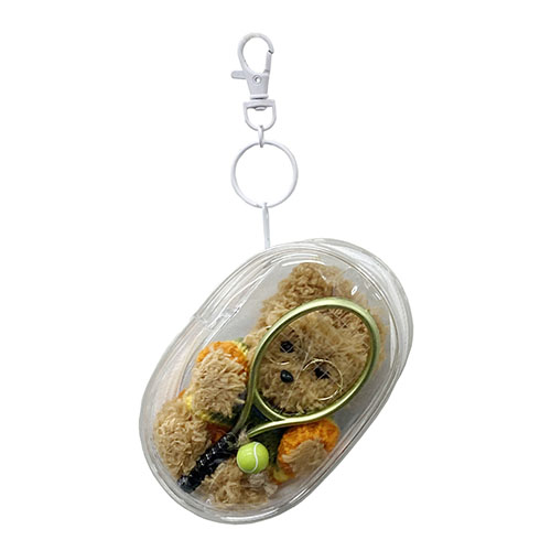 くましゃんテニスチャーム （ DMM-TK0029-LB ）[  GAC アクセサリー ]25SS