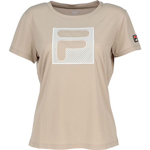 フィラ アップリケTシャツ （ EL0059-03Z ）[ FILA LS レディース ]25SS【ネットバーゲン】