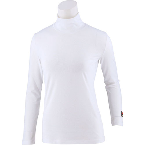 フィラ Wメッシュハイネックロングスリーブシャツ （ EL0116-01Z ）[ FILA LS レディース ]25SS