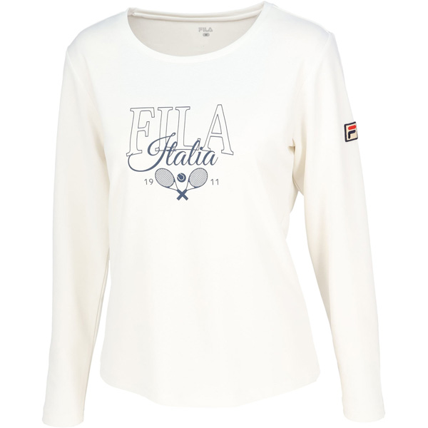 フィラ ロングスリーブグラフィックTシャツ （ EL0209-02Z ）[ FILA LS レディース ]25FW