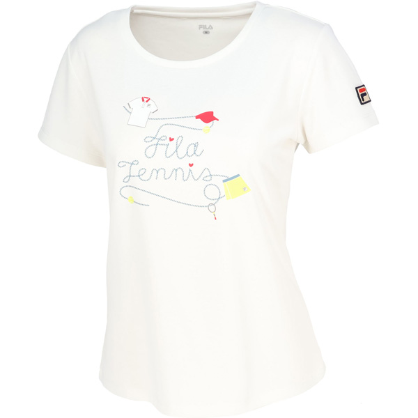 フィラ グラフィックTシャツ （ EL0210-02Z ）[ FILA LS レディース ]25FW