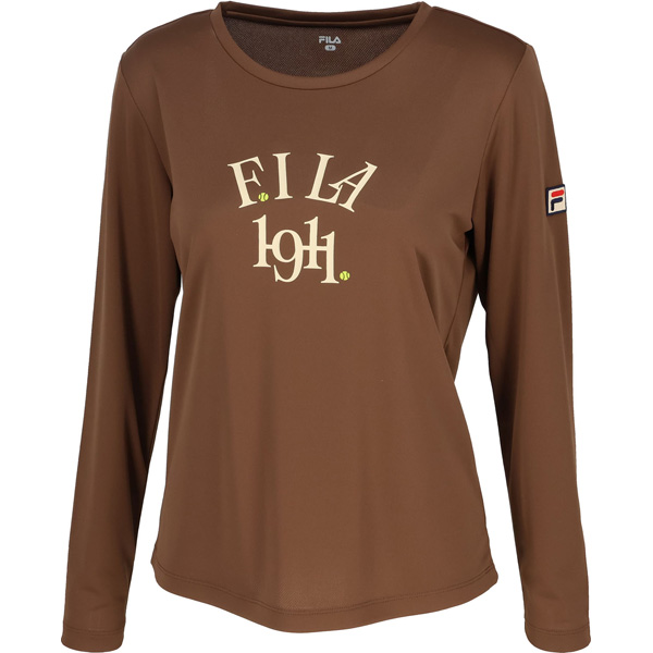 フィラ ロングスリーブグラフィックTシャツ （ EL0239-06Z ）[ FILA LS レディース ]25FW
