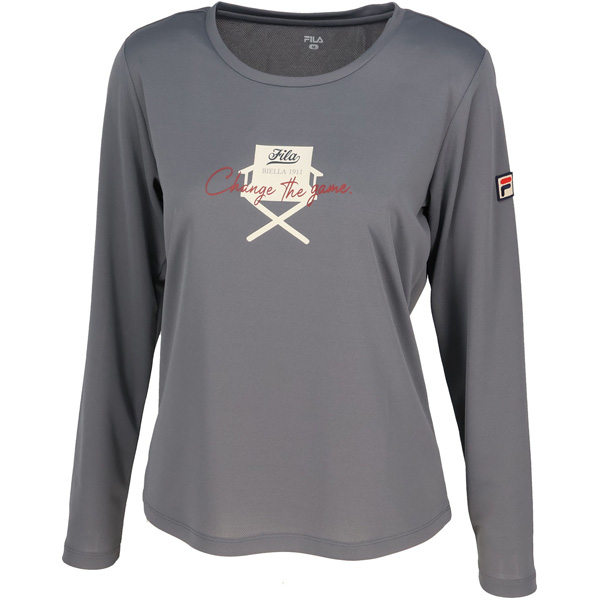 フィラ ロングスリーブグラフィックTシャツ （ EL0248-04Z ）[ FILA LS レディース ]25FW