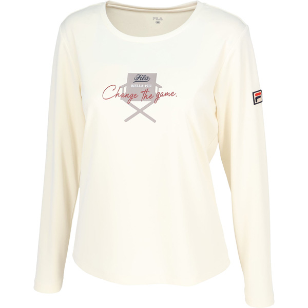 フィラ ロングスリーブグラフィックTシャツ （ EL0248-34Z ）[ FILA LS レディース ]25FW