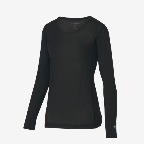 ゴールドウィン クーリングラウンドネックロングスリーブ（C3fitレディース） （ GCW65102-BK ）[ Goldwin US レディース ]25SS