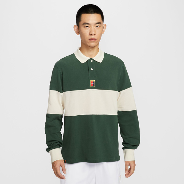 ナイキ コート ヘリテージ L/S ポロ （ HQ1749-323 ）[ Nike MS メンズ ]25FW