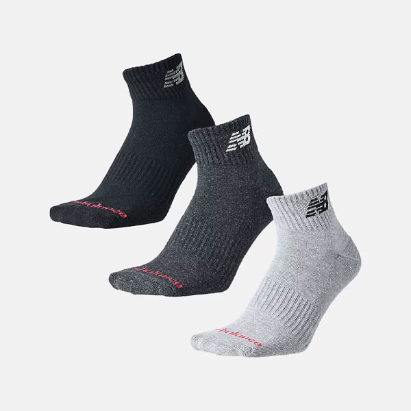 ニューバランス Mid Length Socks 3Pack （ LAS55637-AS1 ）[ new balance MSC アクセサリー ]25FW