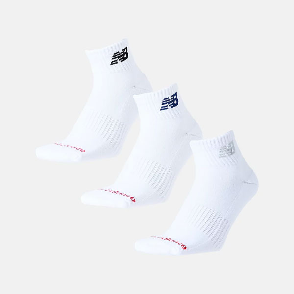 ニューバランス Mid Length Socks 3Pack （ LAS55637-WT ）[ new balance MSC アクセサリー ]25FW