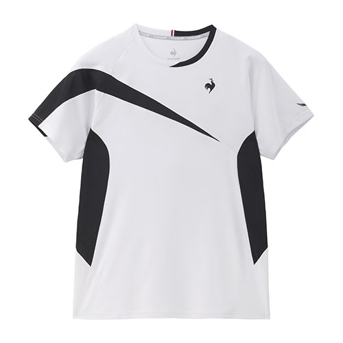 ルコックスポルティフ Aile forme 切替ゲームシャツ （ LN4FHT01M-WH00 ）[ lecoq sportif MS メンズ ]24FW【ネットバーゲン】