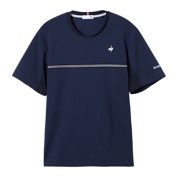 ルコックスポルティフ 半袖ゲームシャツ （ LN5FHT20M-NV00 ）[ lecoq sportif MS メンズ ]25FW