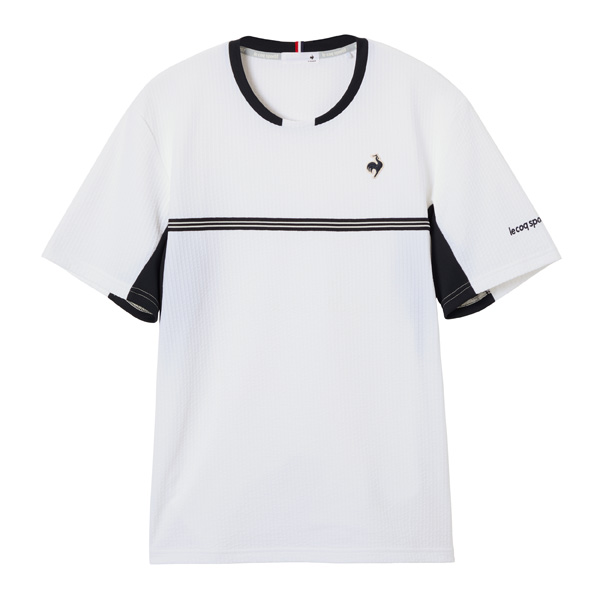 ルコックスポルティフ 半袖ゲームシャツ （ LN5FHT20M-WH00 ）[ lecoq sportif MS メンズ ]25FW