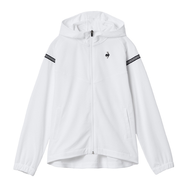 ルコックスポルティフ フルジップフーディージャケット （ LN5FJK20L-WH00 ）[ lecoq sportif LWJ レディース ]25FW