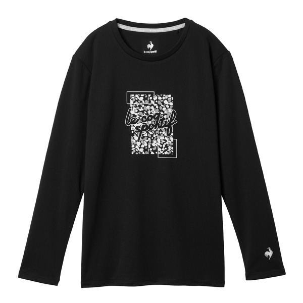 ルコックスポルティフ 長袖プラクティスシャツ （ LN5FLT30L-BK00 ）[ lecoq sportif LS レディース ]25FW